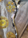 Basanti Mashroo Hand Embroidery Saree