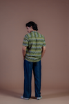 Batik Chevron Embroidered Shirt