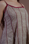 Bagh Print Panel Dress