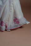 Gulaab Linen Saree