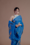 Batakh Batik Linen Saree