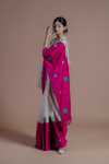Gulabi Boota Saree