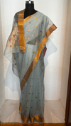Neel Kamal Chanderi Saree