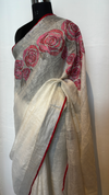 Gulaab Linen Saree