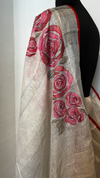 Gulaab Linen Saree