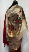 Gulabi Boota Saree