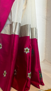 Gulabi Boota Saree
