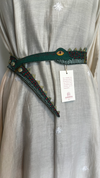 Gond Ghariyal Belt – Sea Green Multicoloured