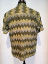 Batik Chevron Embroidered Shirt