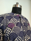 Indigo Batik Hand Embroidered Shirt