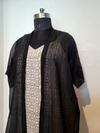 Sitara Sequin Chanderi Slip Dress & Shrug Set
