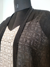 Sitara Sequin Chanderi Slip Dress & Shrug Set