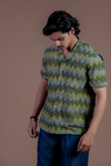 Batik Chevron Embroidered Shirt