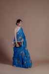 Batakh Batik Linen Saree