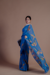 Batakh Batik Linen Saree