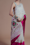 Gulabi Boota Saree