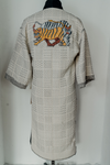 Reversible Gond Shera trench coat