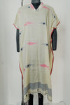 Jamdani Kaftan – Woven Whispers of Tradition
