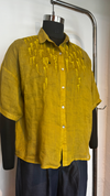 Amaltaas Linen Shirt – Floral Delight