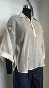 Sunflower Kaftan Shirt – Summer Radiance