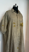 Yellow Boota Linen Shirt Dress