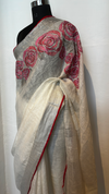 Gulaab Linen Saree