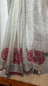 Gulaab Linen Saree