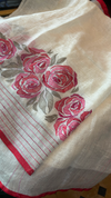 Gulaab Linen Saree