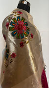 Gulabi Boota Saree