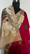 Gulabi Boota Saree