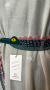 Gond Ghariyal Belt – Deep Green Multicoloured