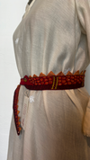 Gond Ghariyal Belt – Red Multicoloured