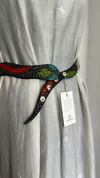 Gond Python Mixed Embroidery Belt