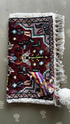 Carpet Clutch with Bagh Lining – Texture Outside, Print Within